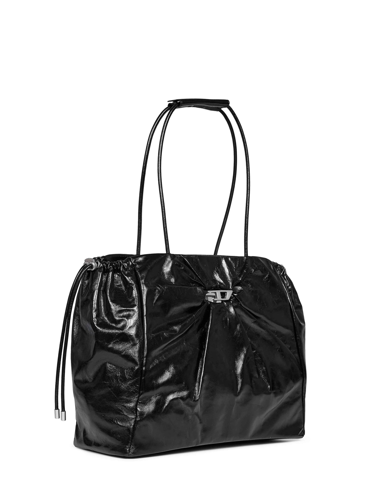 Borsa tote Scrunch-D nera