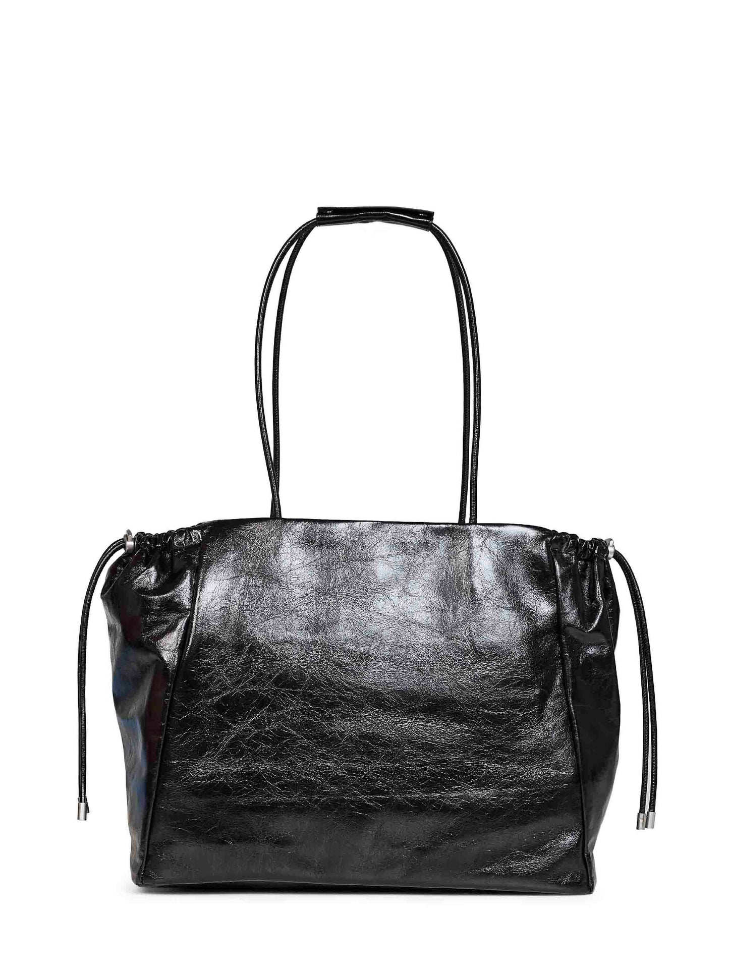 Borsa tote Scrunch-D nera