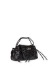 Black Scrunch-D top-handle bag