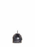 Charm peloso con pendente Monster grigio