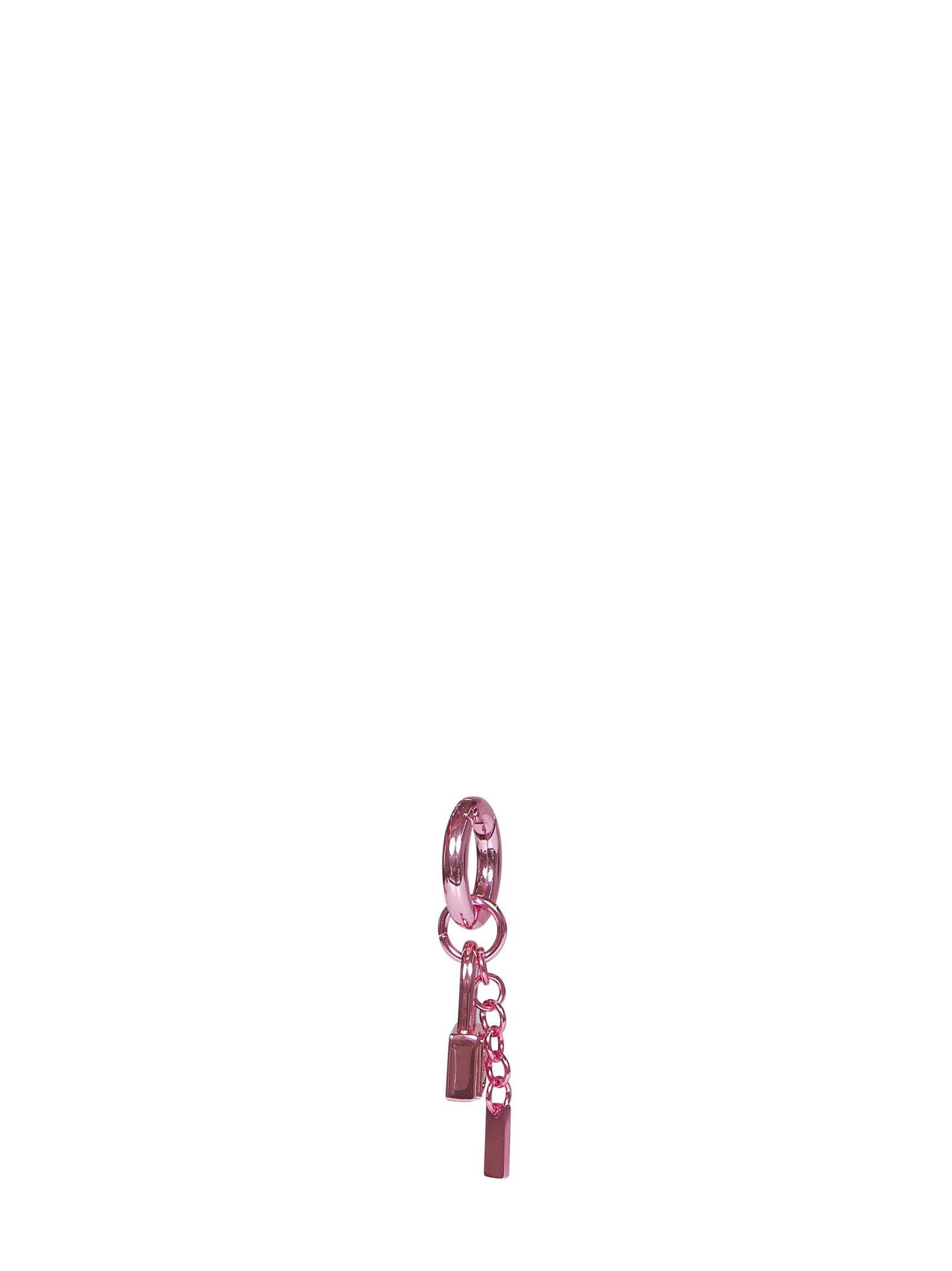 Charm in metallo con lucchetto Charm-Lock rosa