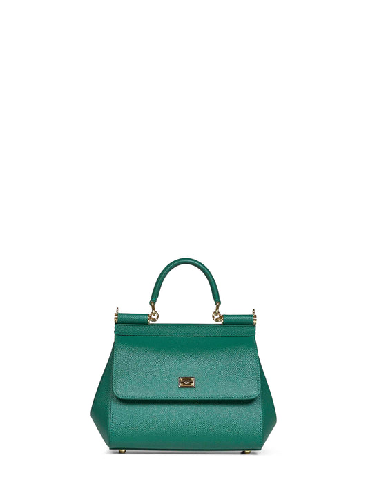 Borsa a mano Sicily piccola verde smeraldo