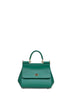 Borsa a mano Sicily piccola verde smeraldo