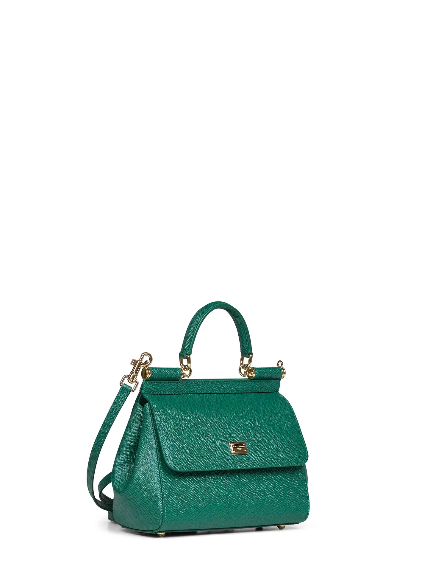 Borsa a mano Sicily piccola verde smeraldo