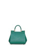 Borsa a mano Sicily piccola verde smeraldo