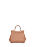 Medium Sicily handbag in camel