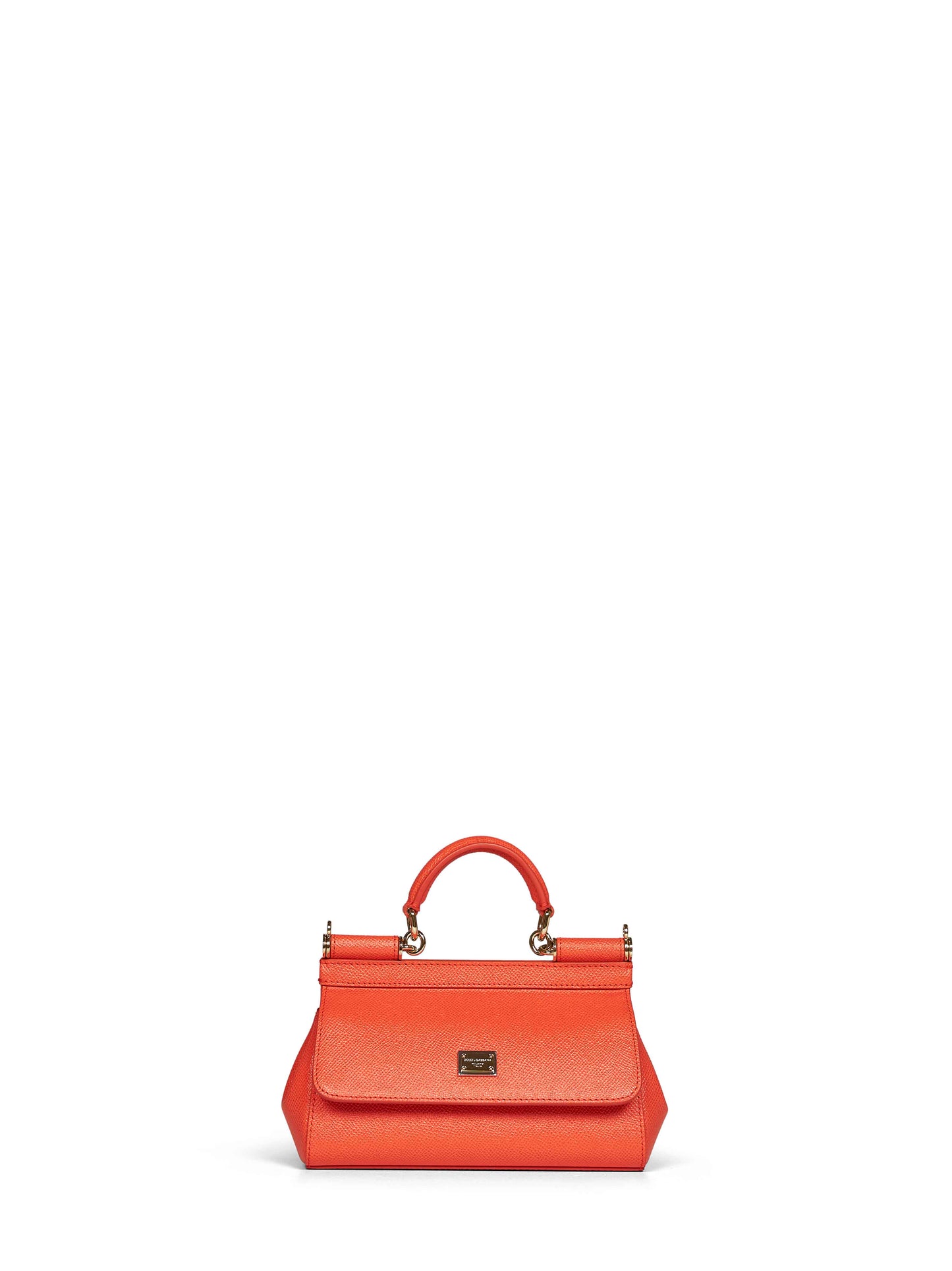 Orange mini Sicily handbag