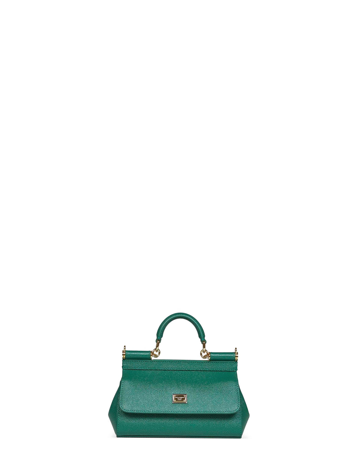 Borsa a mano Sicily mini verde smeraldo