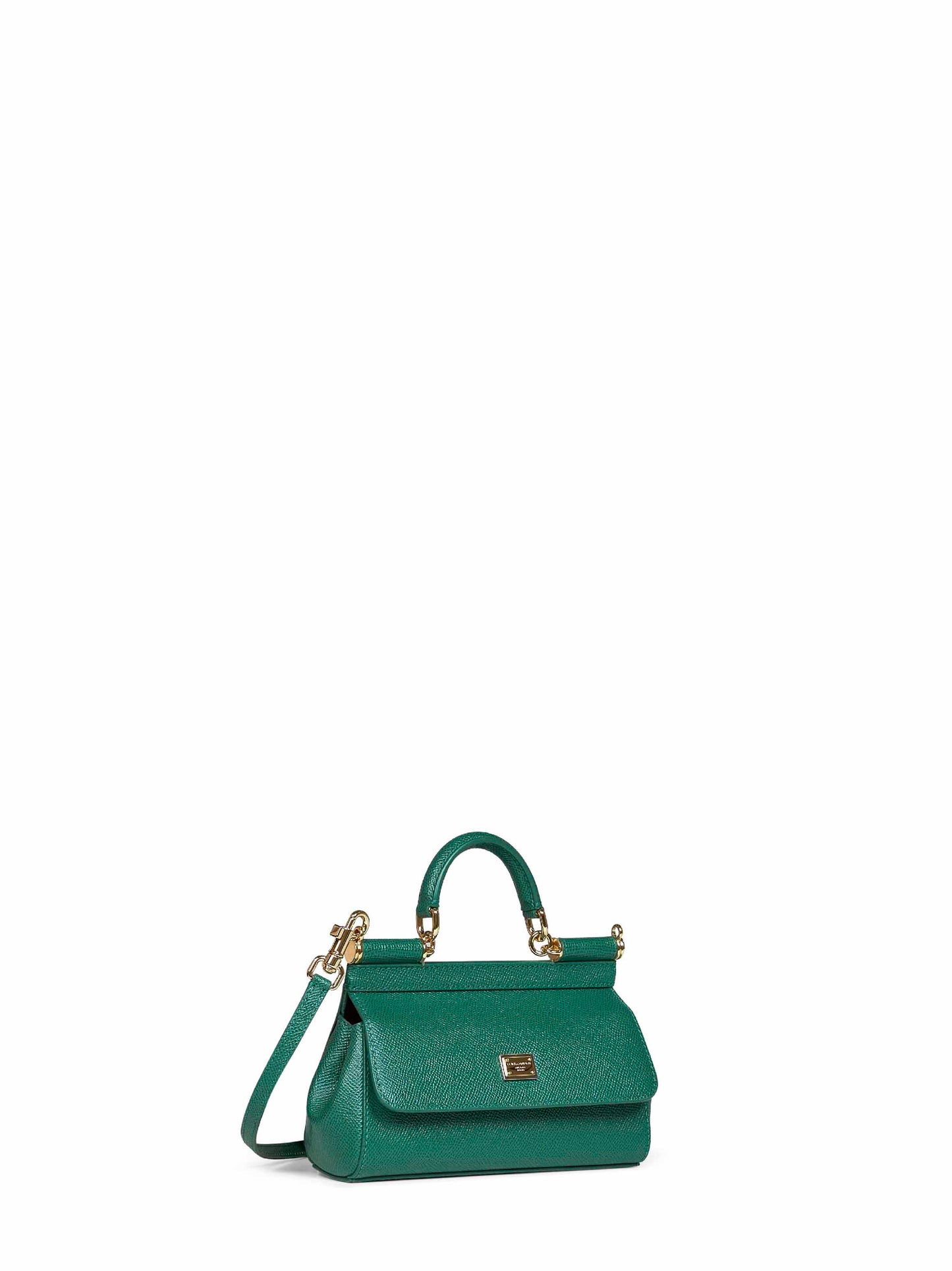 Borsa a mano Sicily mini verde smeraldo