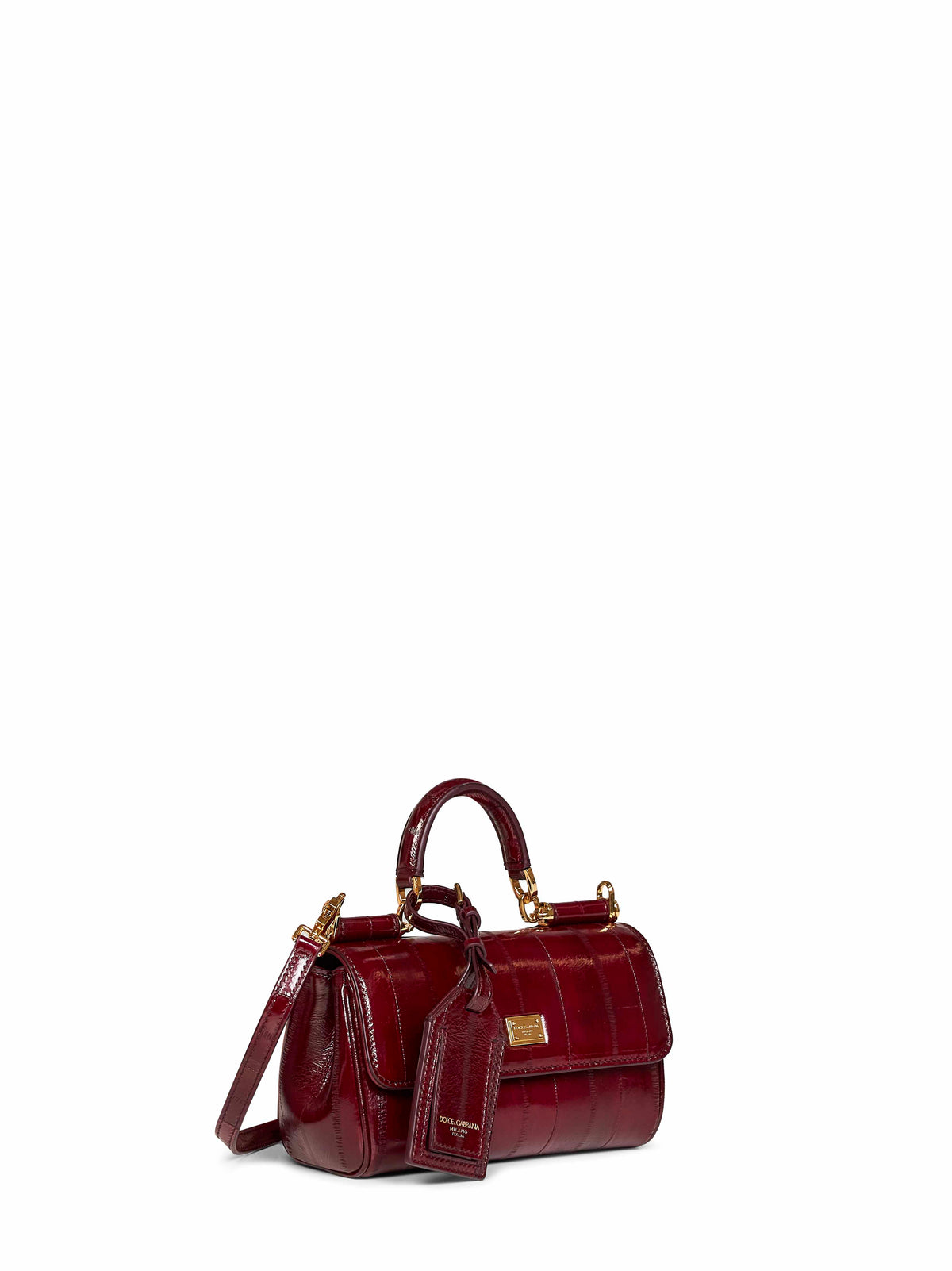 Dark cherry My Sicily mini handbag