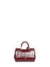 Dark cherry My Sicily mini handbag