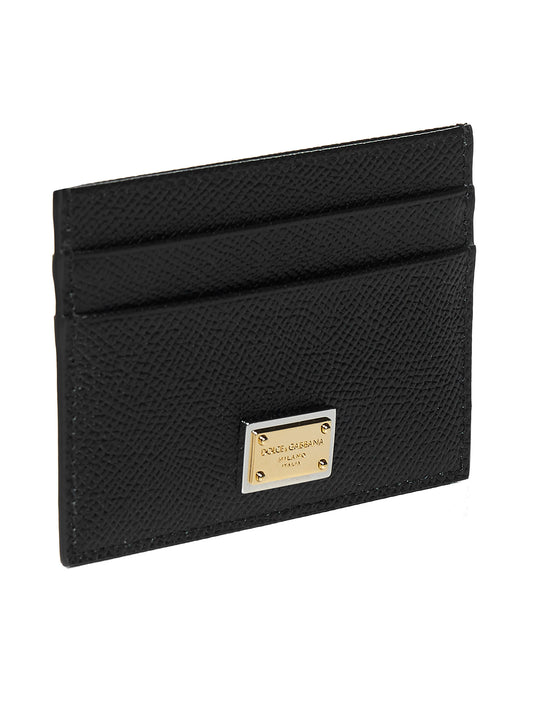 Logo-plaque card holder