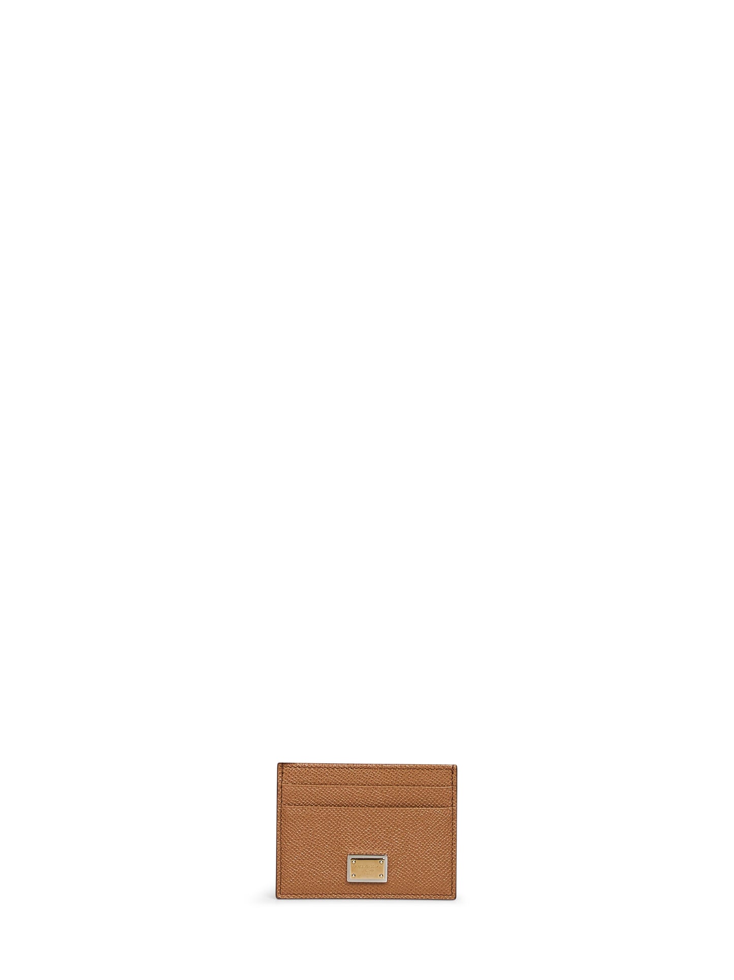 Caramel Dauphine calf leather card holder