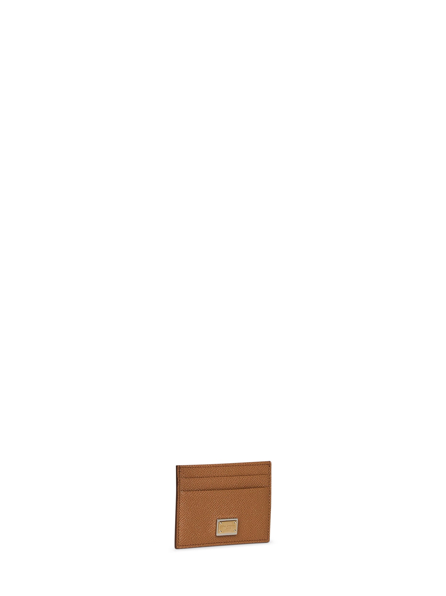 Caramel Dauphine calf leather card holder