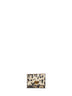 Leopard-print Dauphine leather wallet