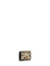 Leopard-print Dauphine leather wallet