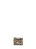 Leopard-print Dauphine leather wallet