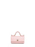 Pink mini bag with shoulder strap