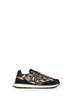 Sneakers DG Cushion in tessuto stampa Leo