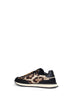 Sneakers DG Cushion in tessuto stampa Leo