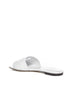 White leather slide
