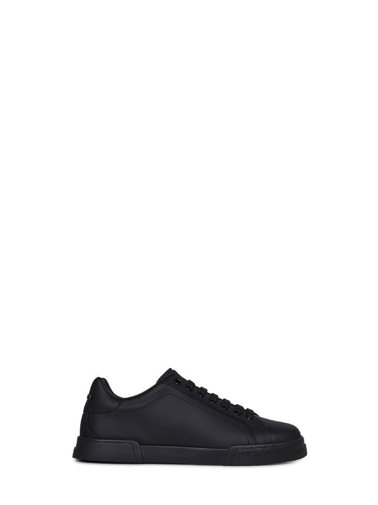 Sneakers Portofino in pelle di vitello bianca
