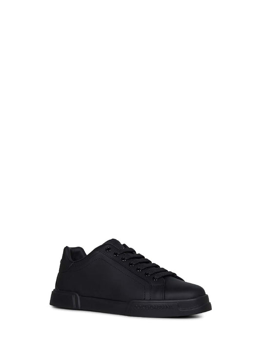 Sneakers Portofino in pelle di vitello bianca