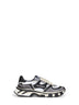 Black and white nappa calfskin leather and mesh DG Country Road sneakers