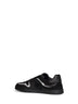 Sneakers Portofino in vitello nappato e crosta nero