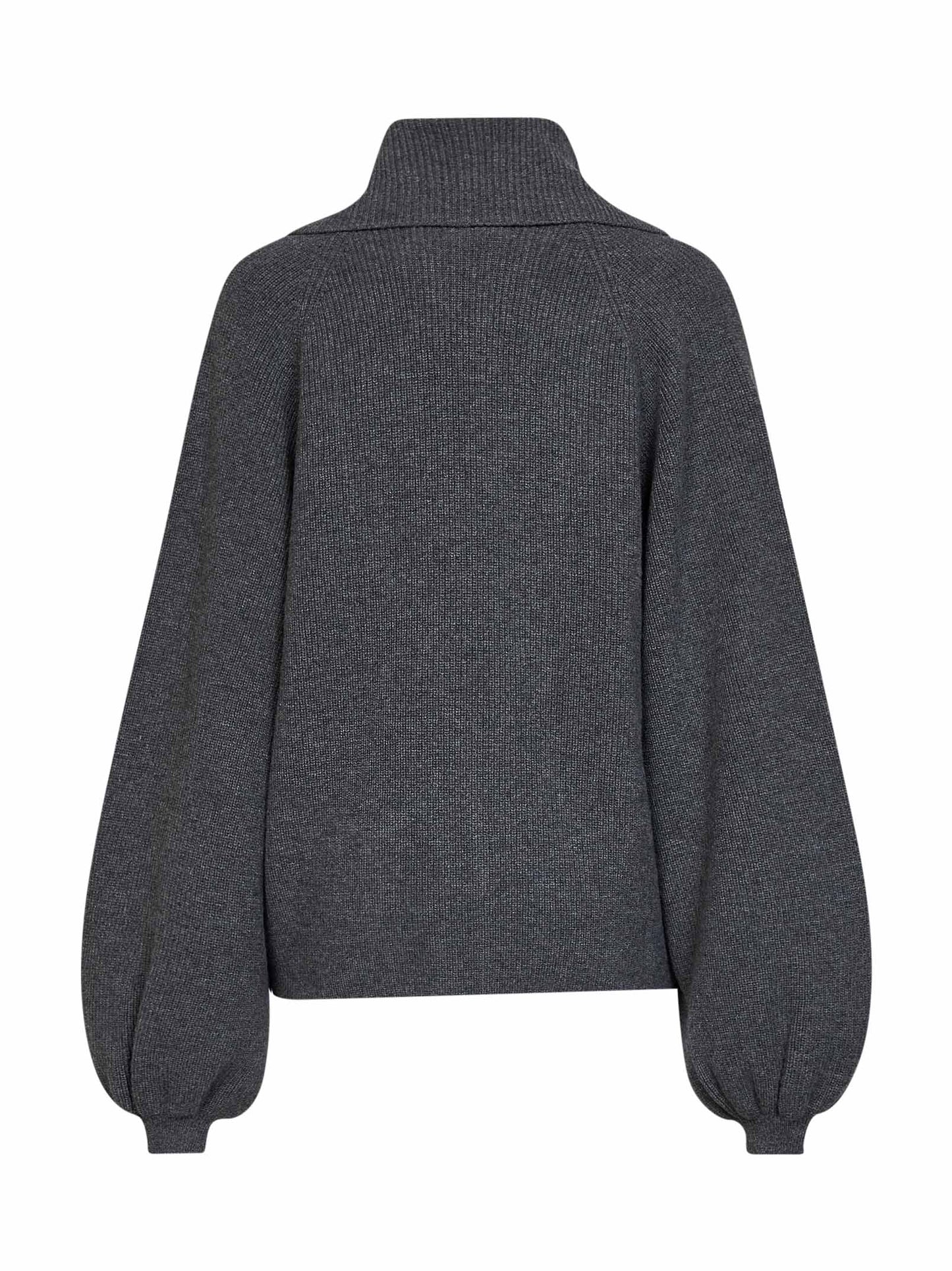 Cardigan in maglia di lana vergine canna di fucile