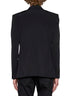 Black technical fabric Sicilia single-breasted blazer