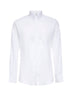 Camicia Gold in popeline di cotone stretch bianco