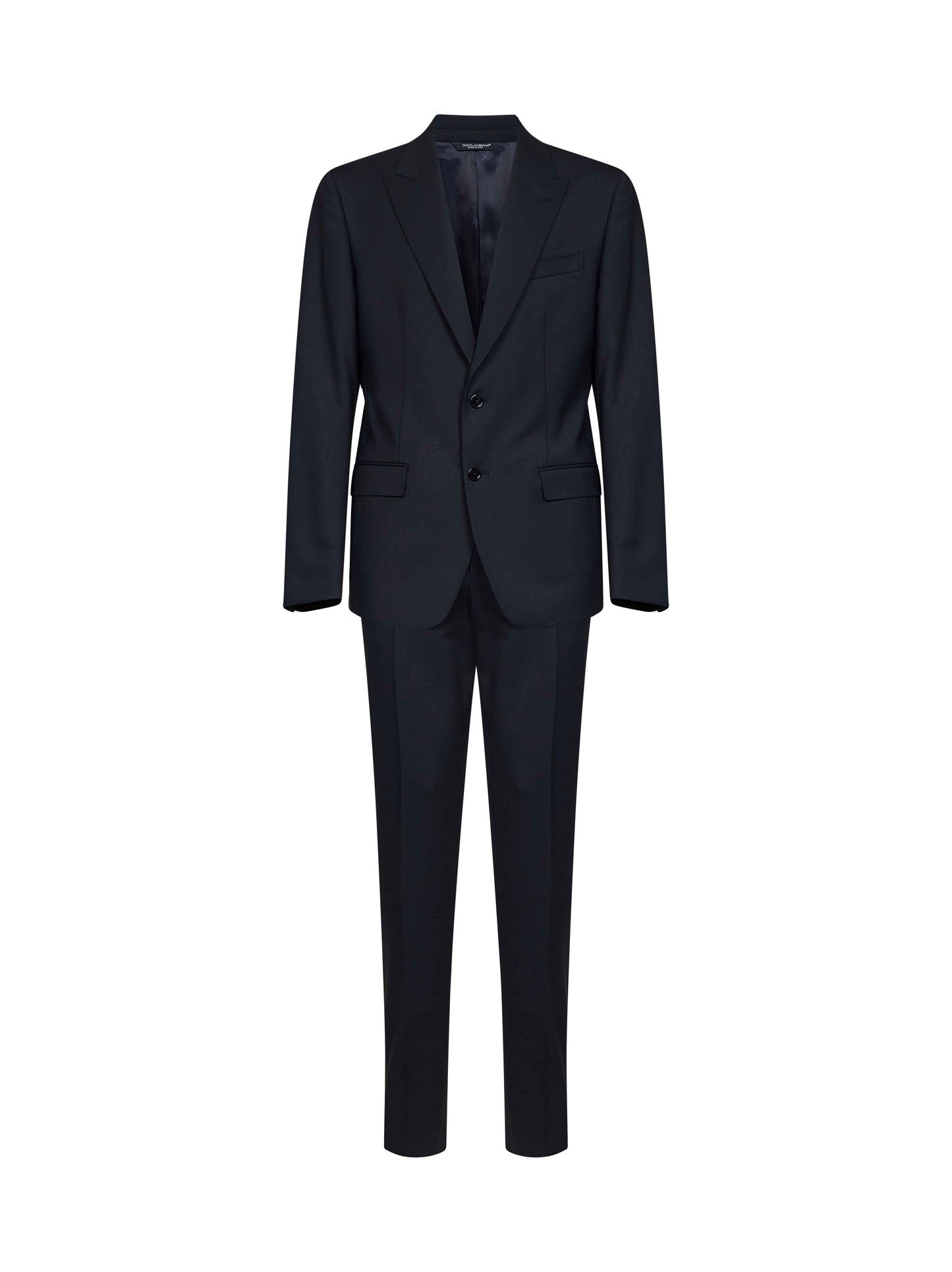 Dark blue stretch gabardine Martini Light single-breasted suit