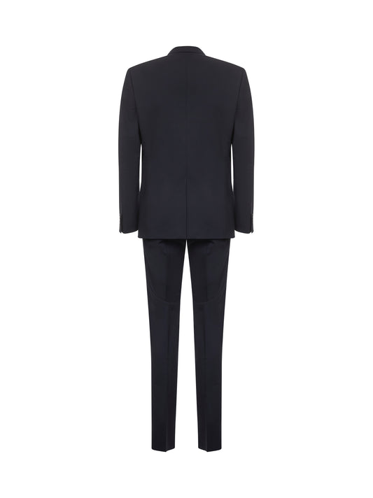 Abito due pezzi Martini in lana stretch blu