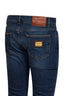 Blue cotton denim skinny jeans