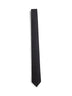 Black silk satin Martini tie