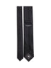 Black silk satin Martini tie