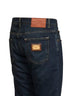 Jeans slim in denim di cotone stretch blu