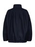 Navy blue wool blend Voles oversized blouson
