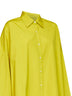 Camicia cocoon Casia in popeline lime
