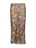 Auber floral-print jacquard midi skirt