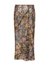 Auber floral-print jacquard midi skirt