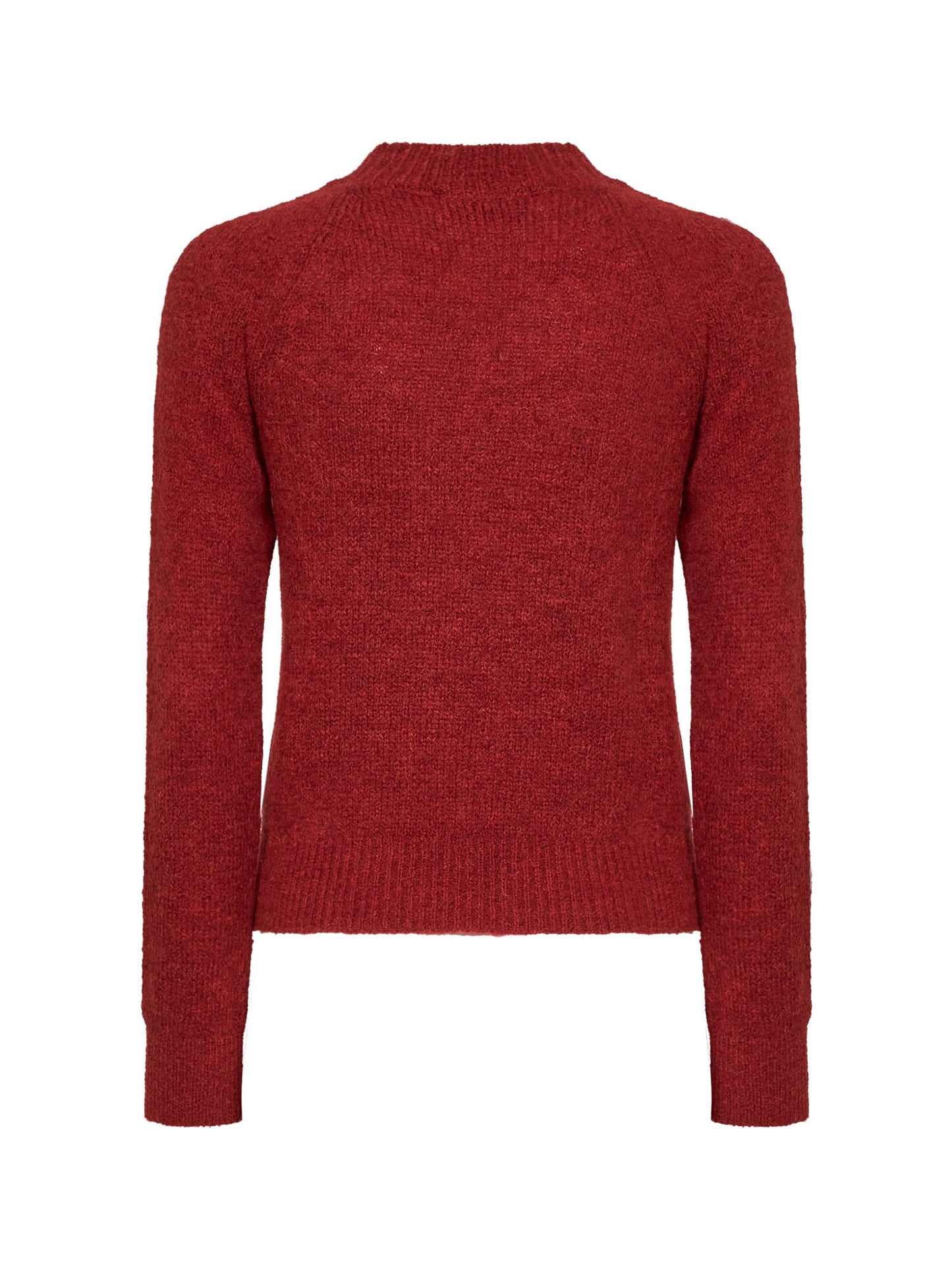 Brique alpaca-blend Texas crewneck sweater
