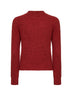 Brique alpaca-blend Texas crewneck sweater