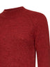 Brique alpaca-blend Texas crewneck sweater