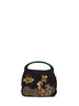 Black Crispino709 small embroidered pleated bag