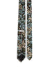 Multicolor floral jacquard cotton-blend tie