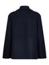 Navy blue wool-blend Rascott double-breasted peacoat