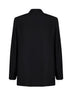 Black wool canvas Bosier double-breasted jacket