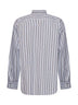 White cotton poplin Croom striped shirt